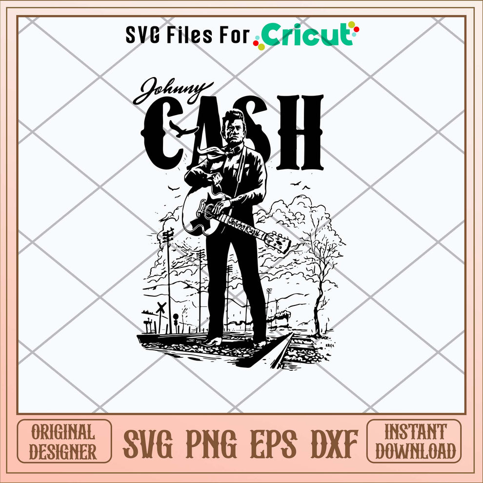 Johnny Cash Svg – svg files for cricut