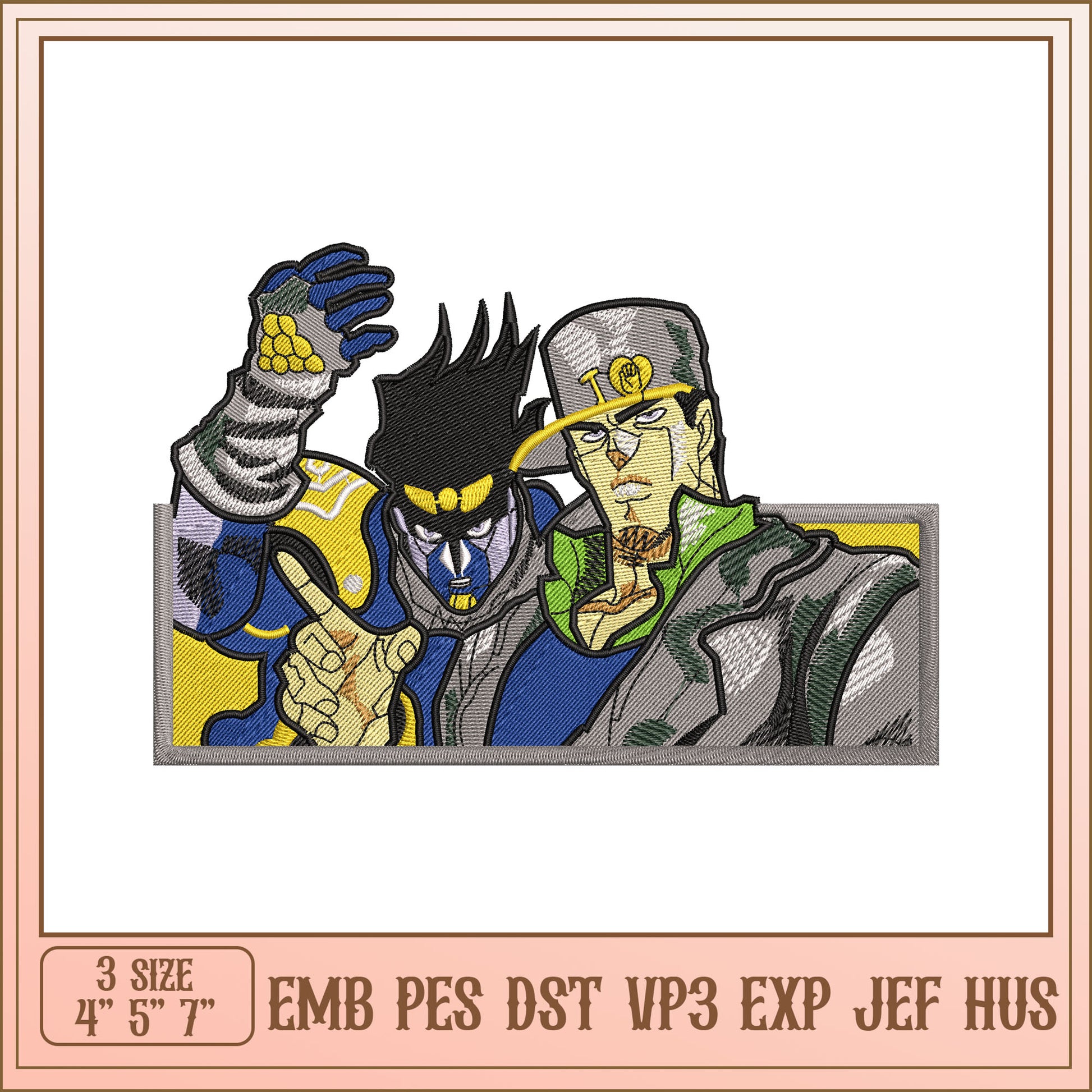 Jojo Embroidery Design - 3 Sizes