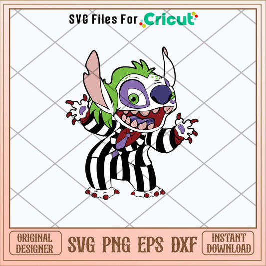 Joker Stitch Svg