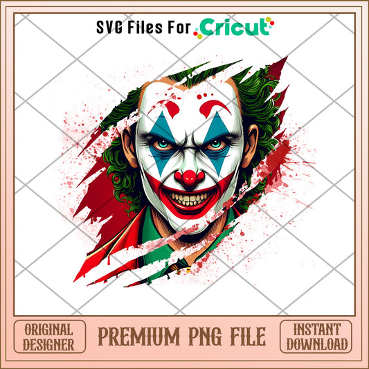 Joker character png, character png, halloween png
