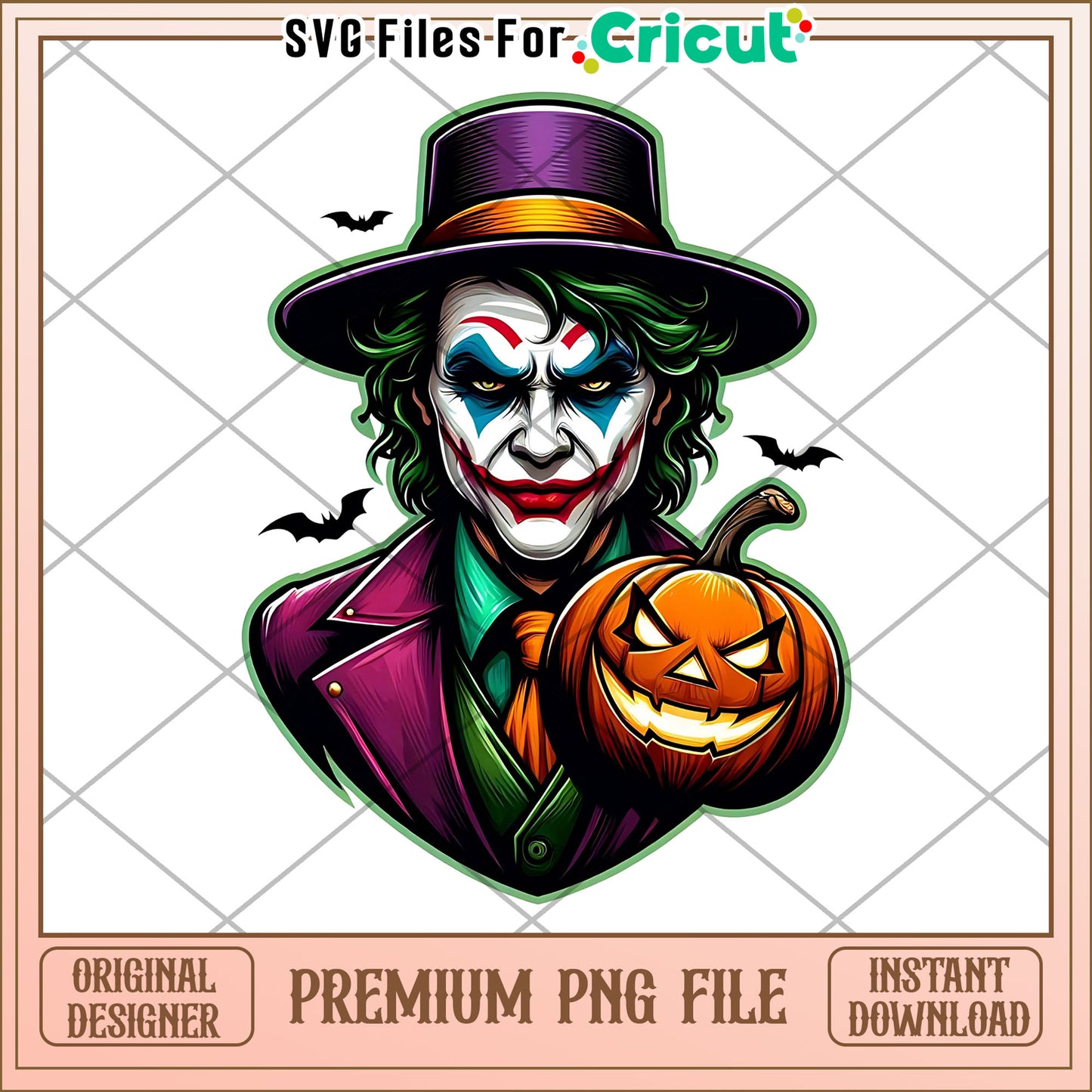 Joker design png, halloween​ killers png, halloween time png