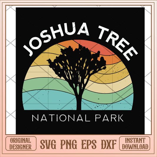 Joshua tree national park svg, Joshua tree svg, camping svg
