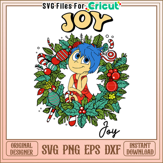 Joy Christmas SVG PNG EPS DXF Design