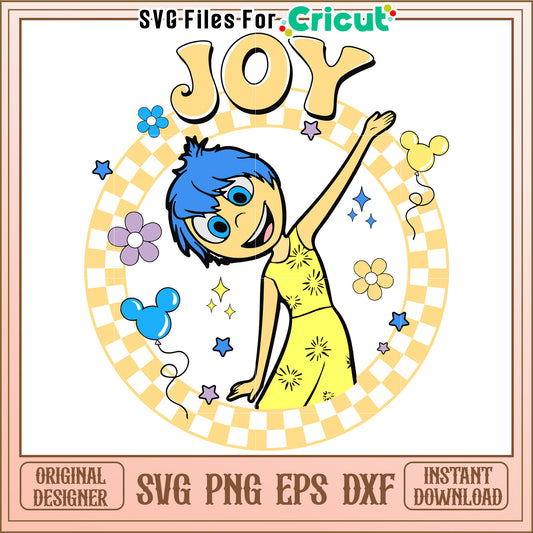 Joy SVG Design PNG, EPS, DXF Download