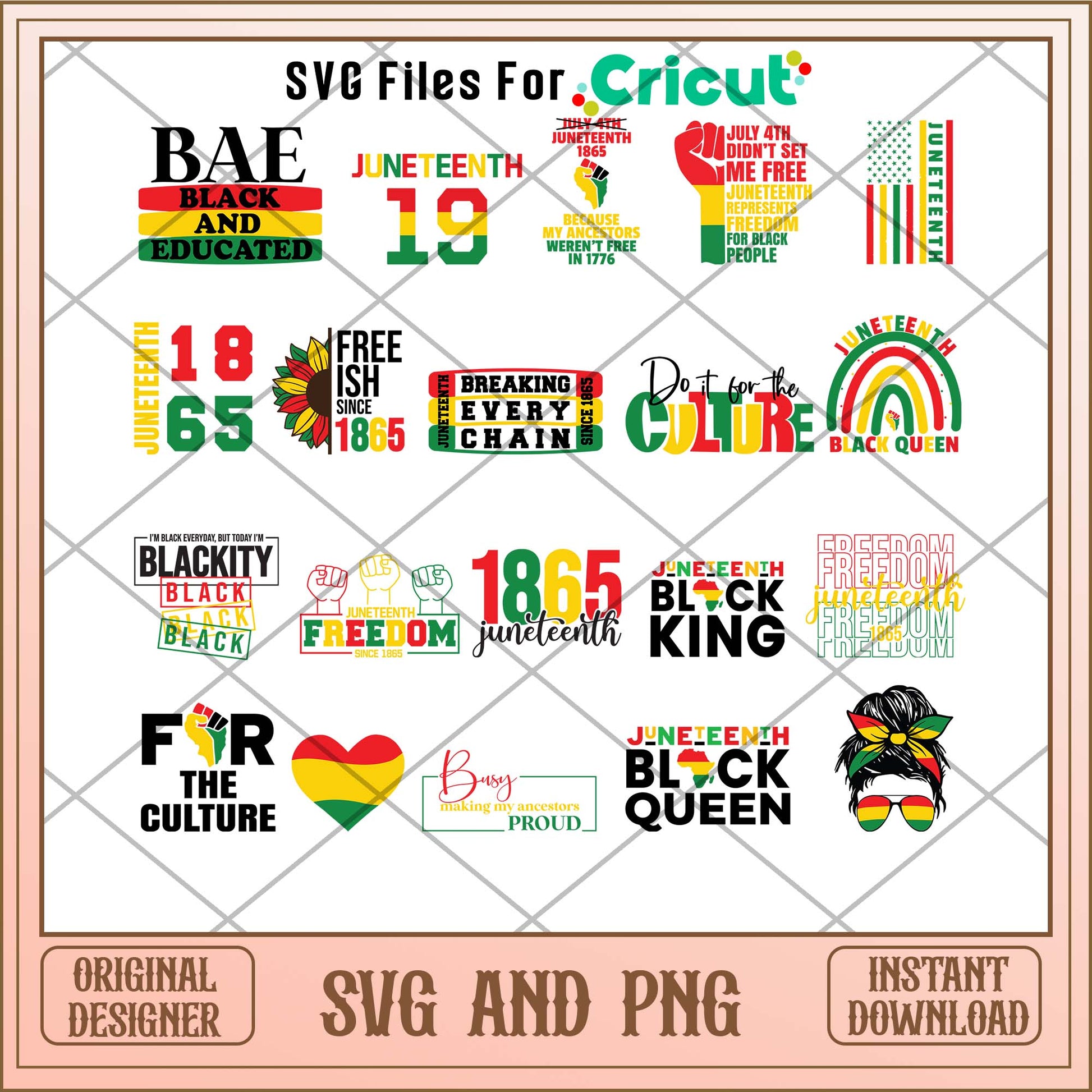 Juneteenth svg bundle, Juneteenth day svg - Svgfileforcricut