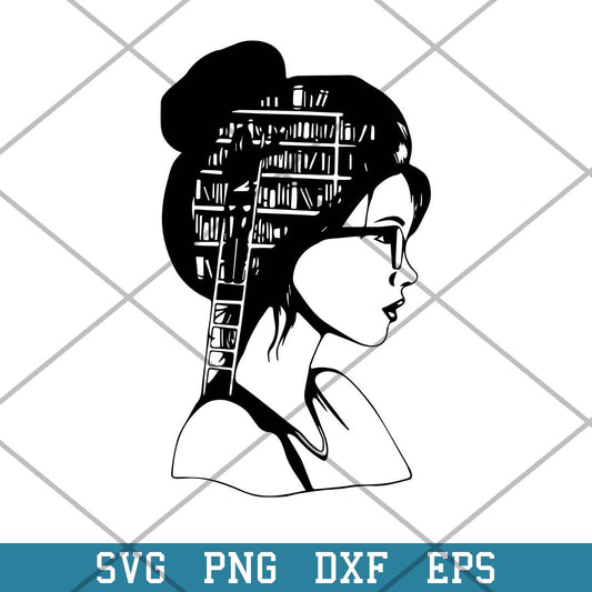 Just A Girl Who Loves Reading Book Svg, Halloween Svg-Svgfilesforcricut