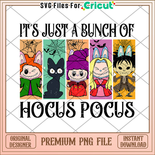 Just a bunch of hocus pocus png, trick or treat png, halloween characters png