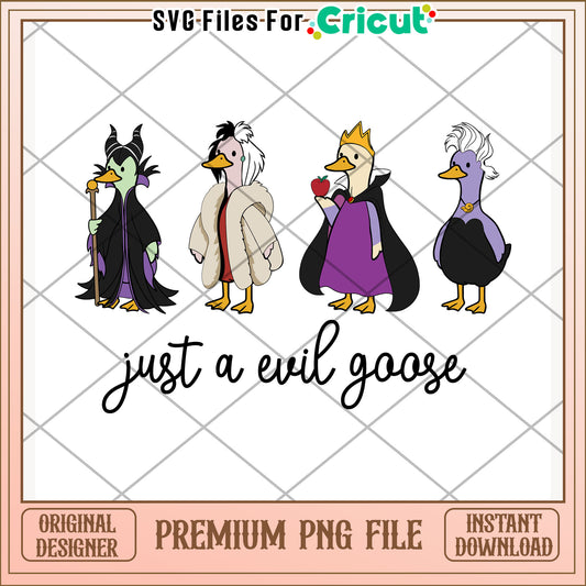 Just a evil goose png, spooky bird png, creepy goose png