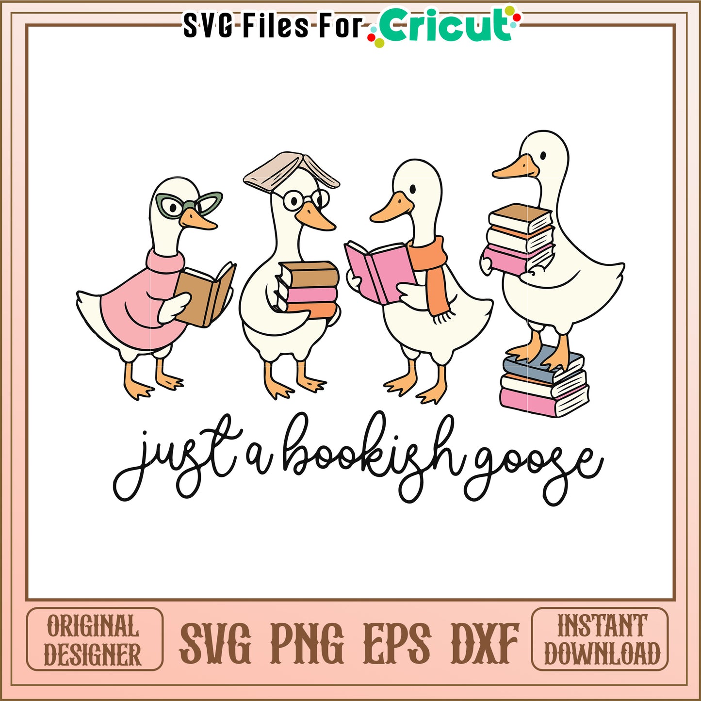 Just a spooky goose svg, halloween wallpaper svg, halloween decor svg