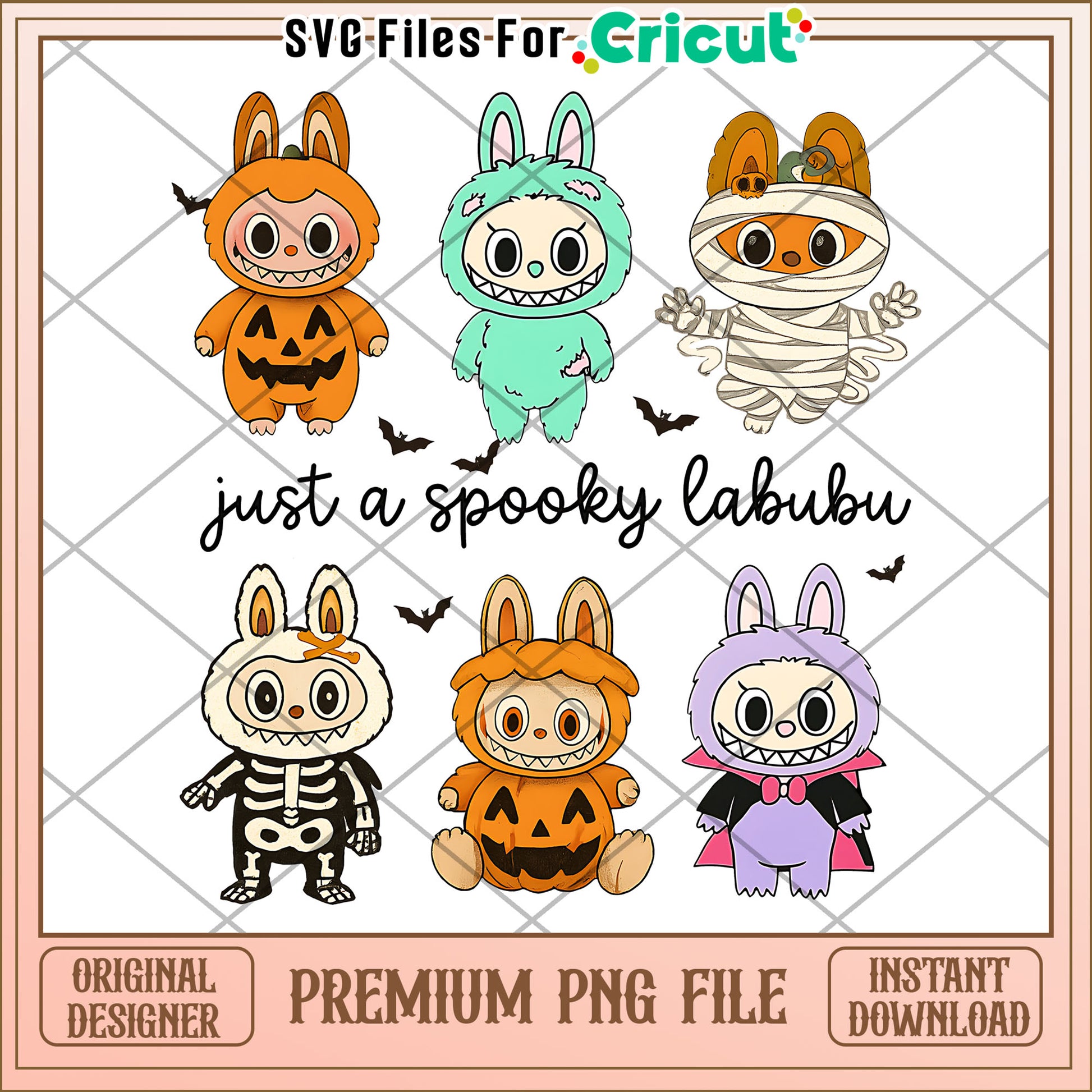 Just a spooky labubu png, lovely labubu​ png, halloween art​​​ png