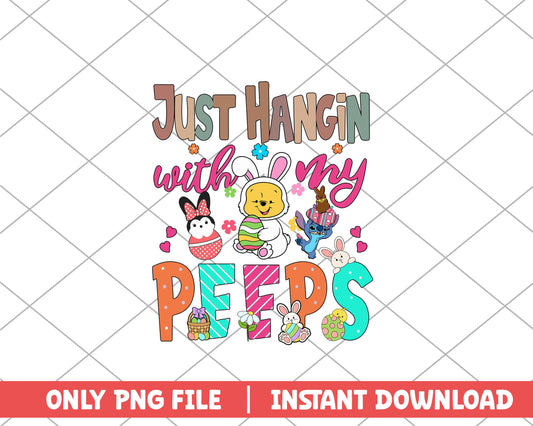 Just hangin with my peeps easter png