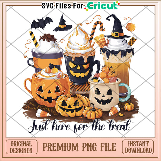 Just here for the halloween png,spooky fall  png, halloween candy png