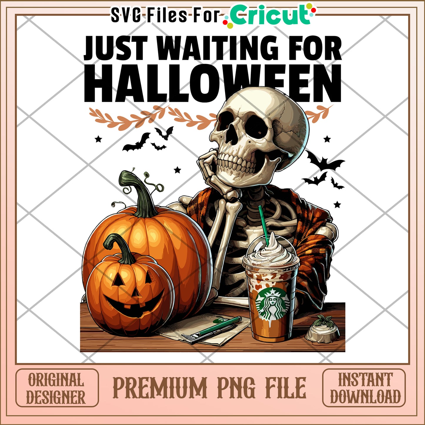 Just waiting for halloween png, spooky characters png, halloween time png