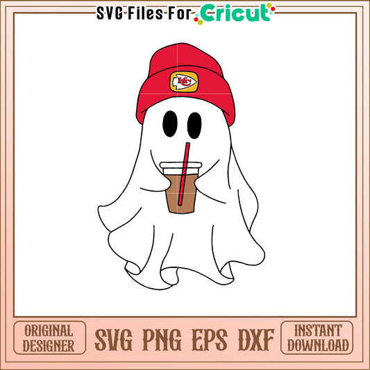 KC Chiefs Ghost SVG Design