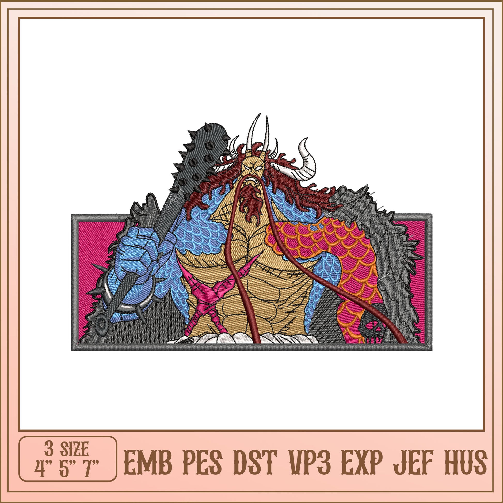 Kaido Embroidery Design - EMB PES DST