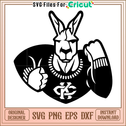 Kangaroo SVG for Cricut Projects, perfect for fun and creative designs