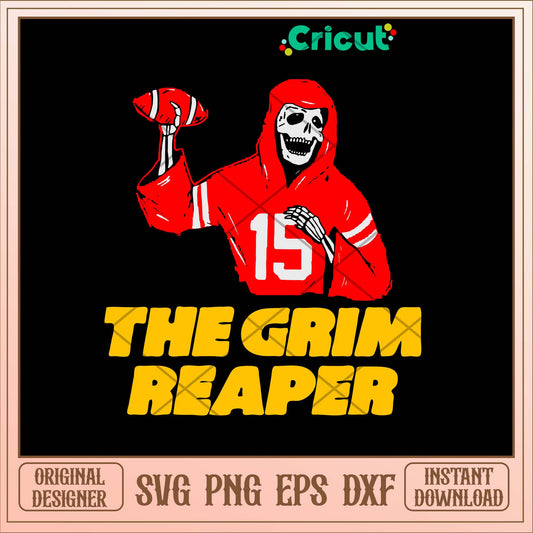 Kansas CIty Chiefs The Grim Reaper Svg