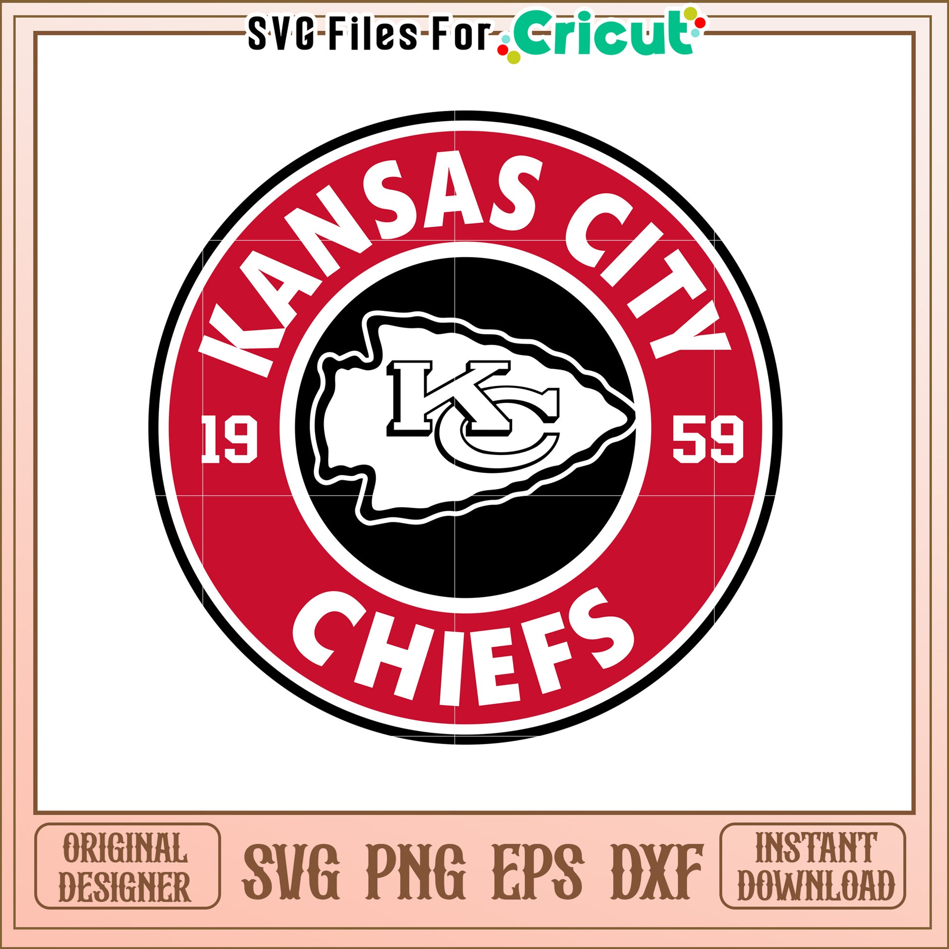 Kansas City Chiefs Circle SVG Design for Fans