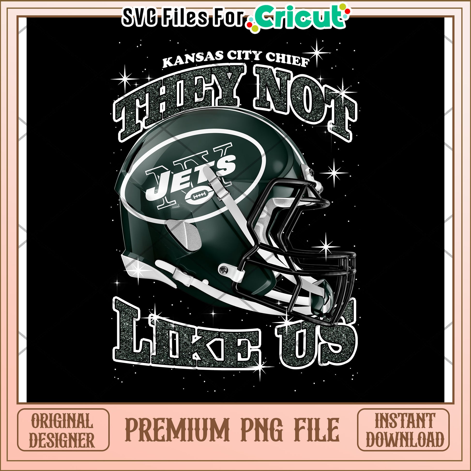 Kansas City Chiefs Football Helmet Design, Instant Download PNG File