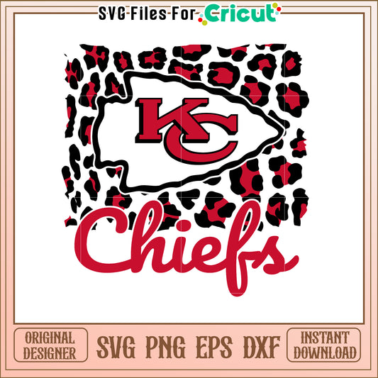 Kansas City Chiefs SVG Design for Crafting Fans