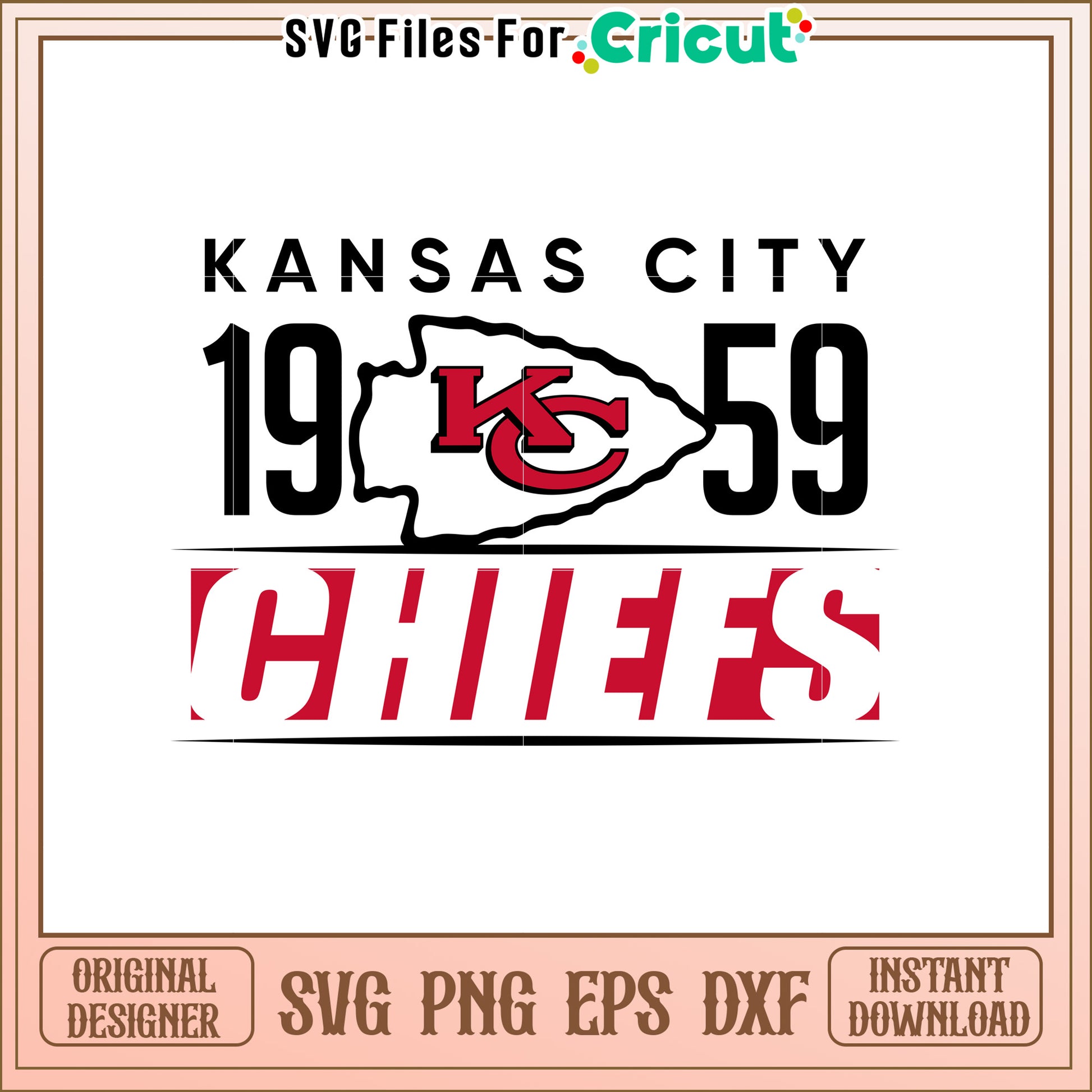 Kansas City Chiefs SVG Design for Crafts and Decor