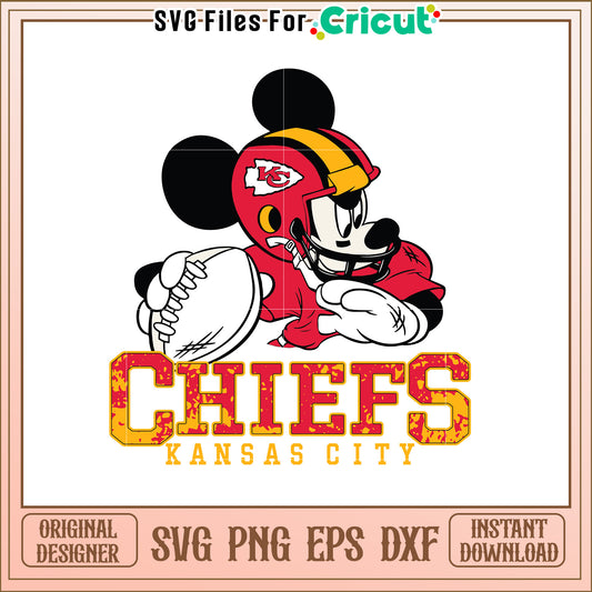 Kansas City Chiefs SVG Design for Fans and Makers