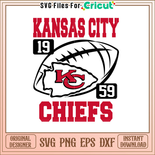 Kansas City Chiefs SVG Design for Sports Fans