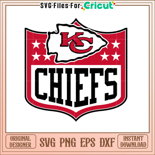 Kansas City Chiefs SVG Logo Design