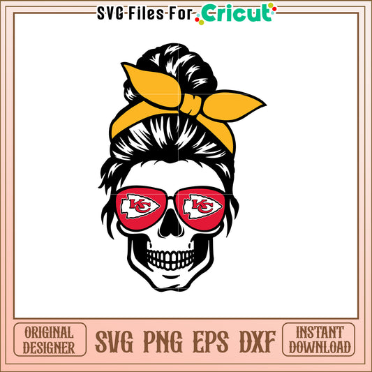 Kansas City Chiefs SVG Sunglasses Design