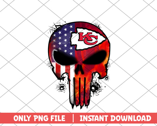 Kansas City Chiefs punisher png, Kansas City Chiefs png