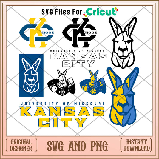 Kansas City Roos svg, Kansas City Roos svg bundle, NCAA svg