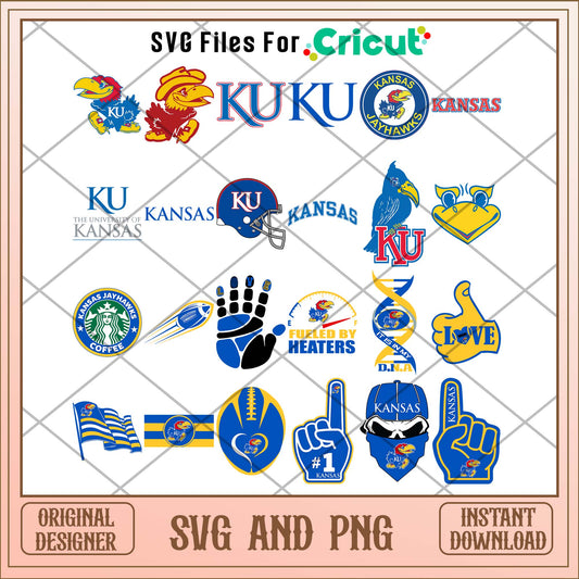 Kansas Jayhawks svg, Kansas Jayhawks svg bundle, NCAA svg