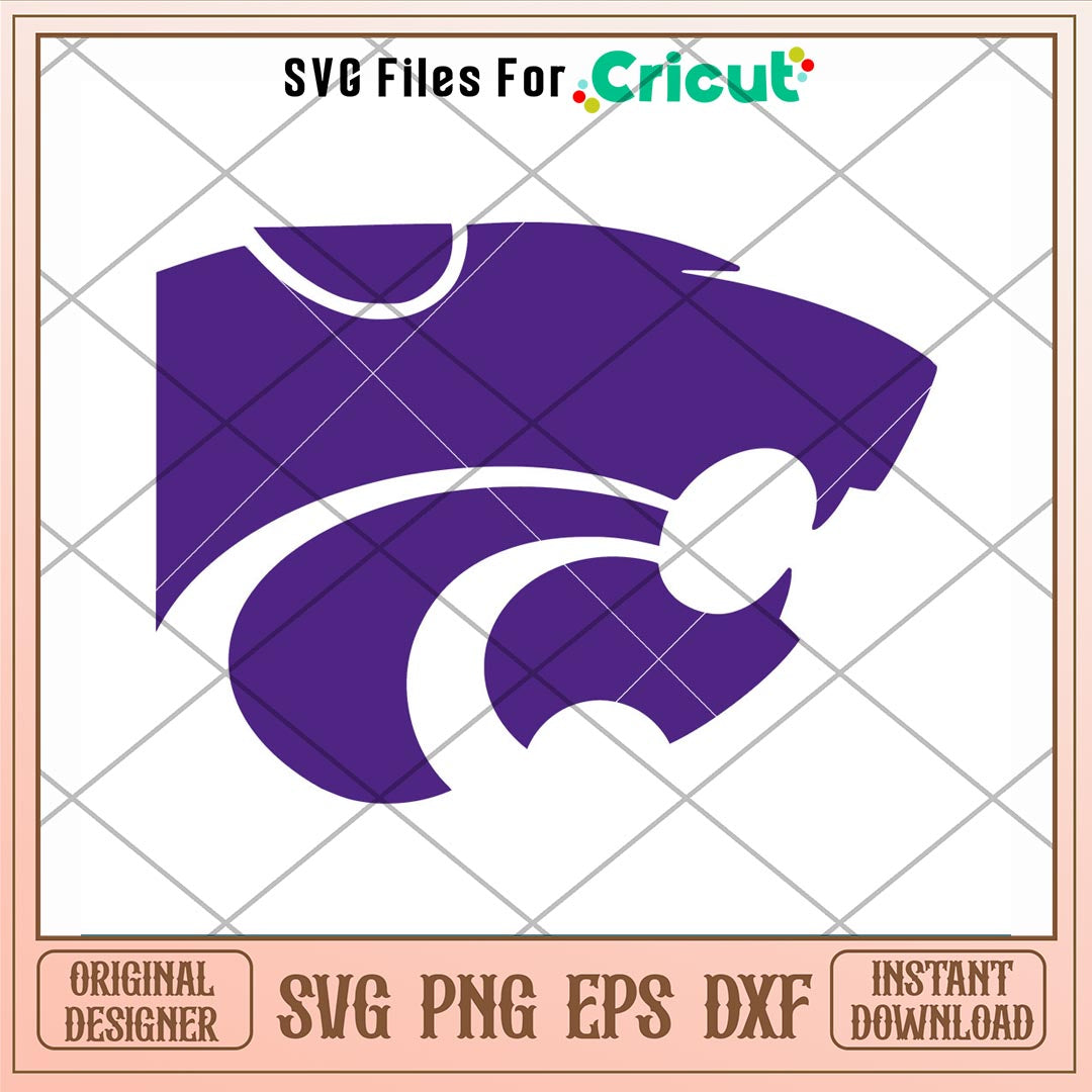 Kansas State Wildcats Logo Svg, Kansas State Wildcats Svg, NCAA Svg