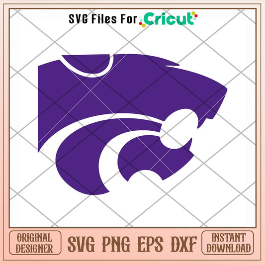 Kansas State Wildcats Logo Svg, Kansas State Wildcats Svg, NCAA Svg