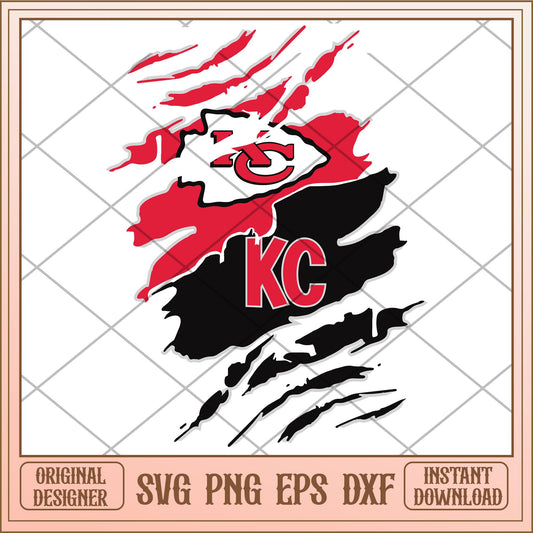 Kansas City Chiefs  svg, ncaa characters svg, digital download