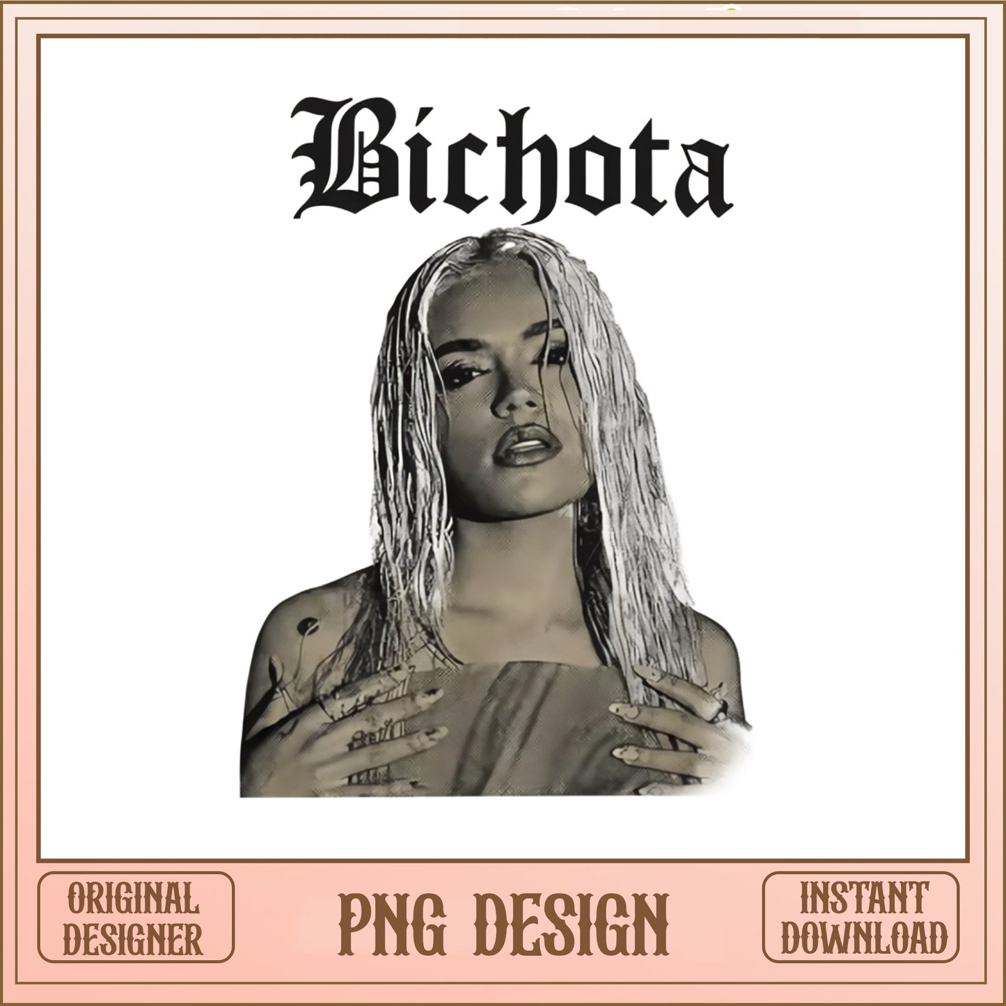 Karol G Bichota PNG, Latina Music Singer PNG, Shirt Design PNG