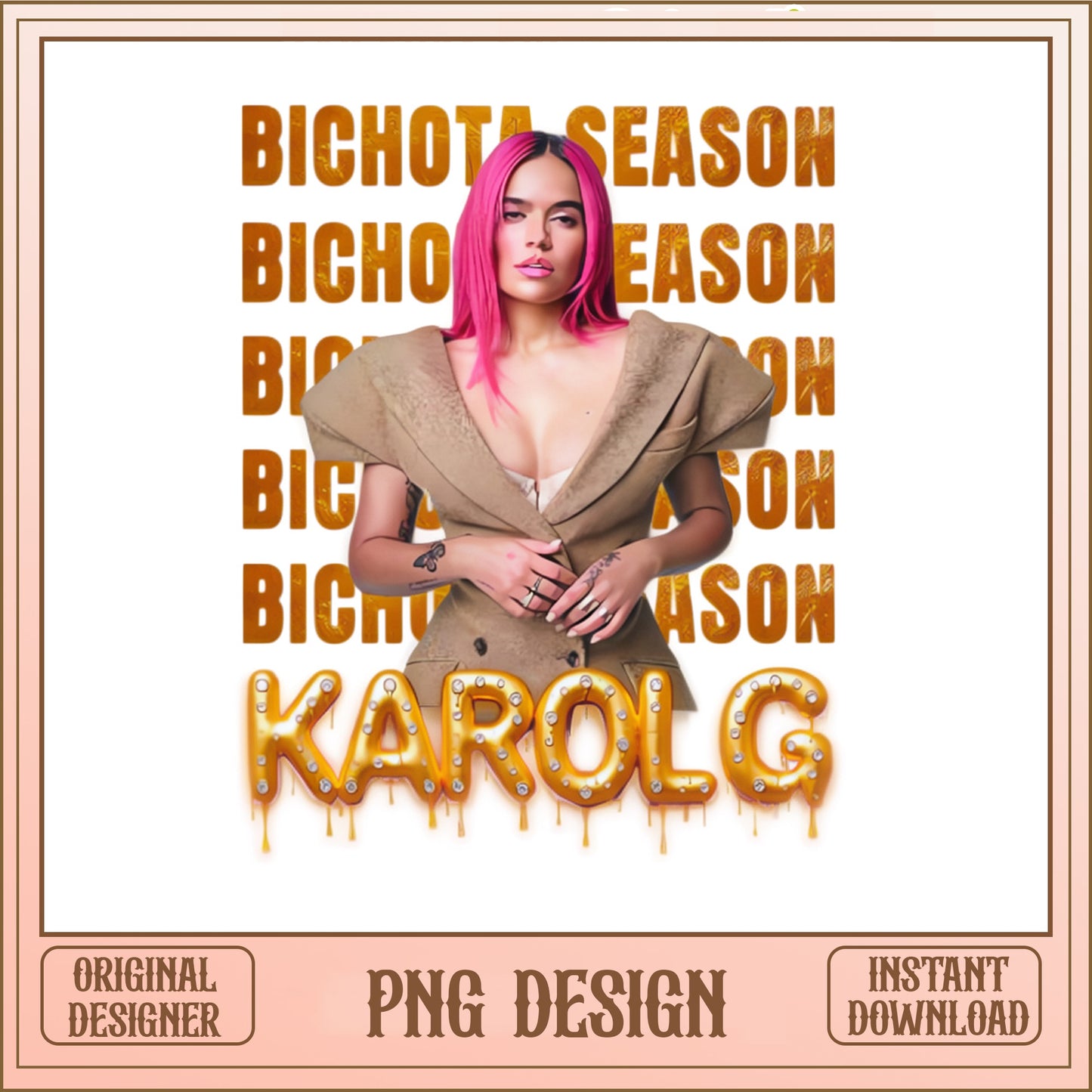 Karol G Bichota Season PNG, Karol G Shirt, Music Fan PNG