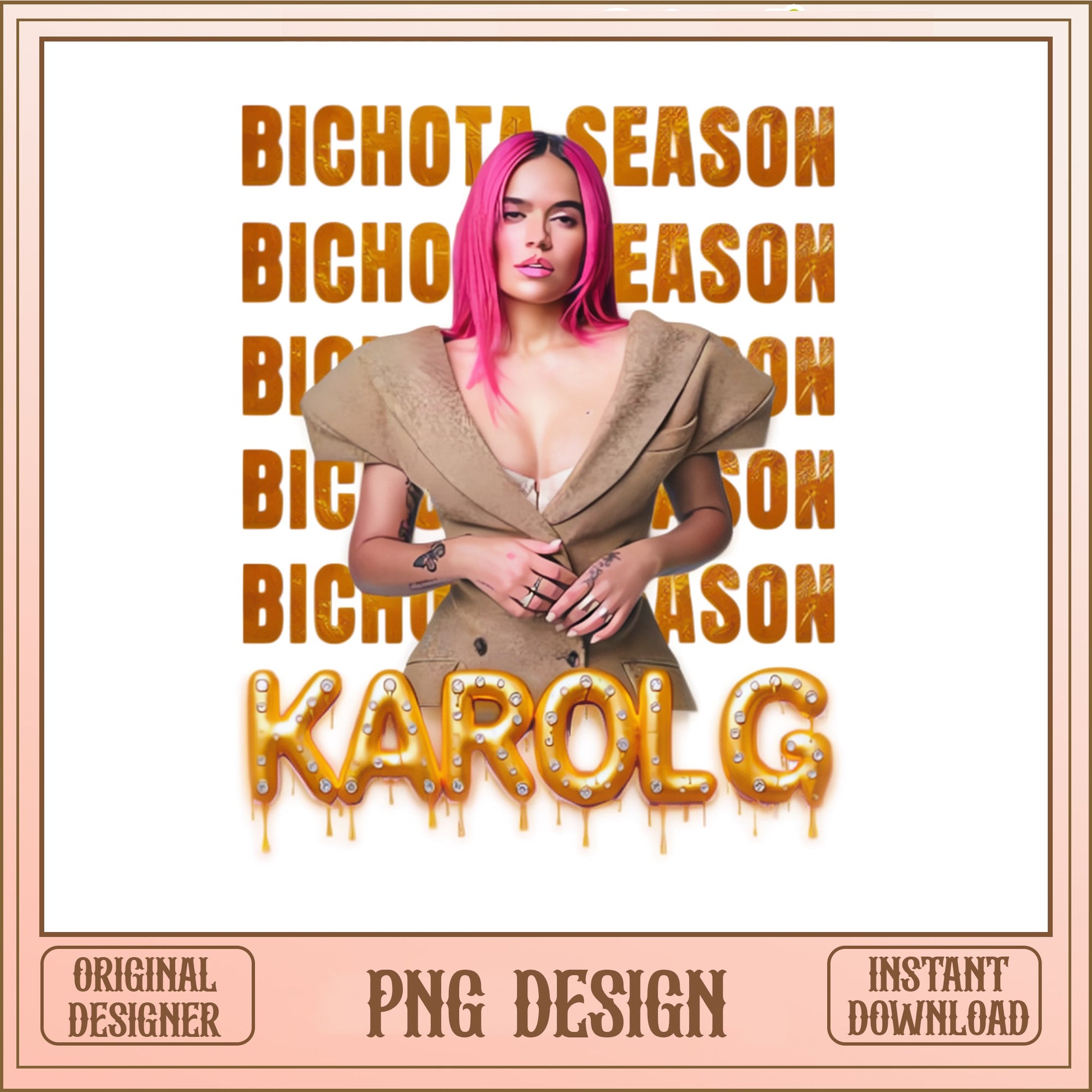 Karol G Bichota Season PNG, Karol G Shirt, Music Fan PNG