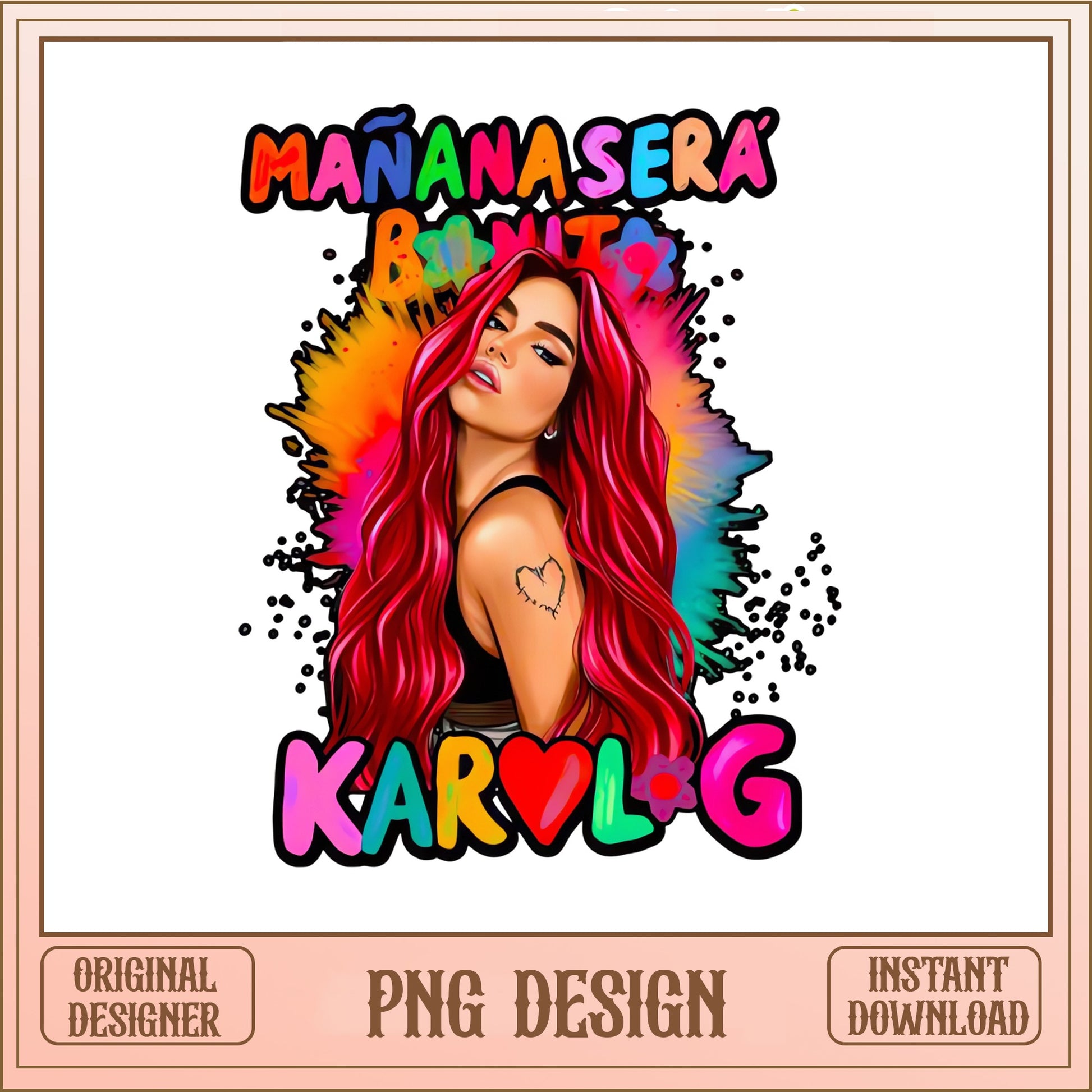 Karol G Manana Sera Bonito PNG, Karol G Shirt, Latina Music PNG