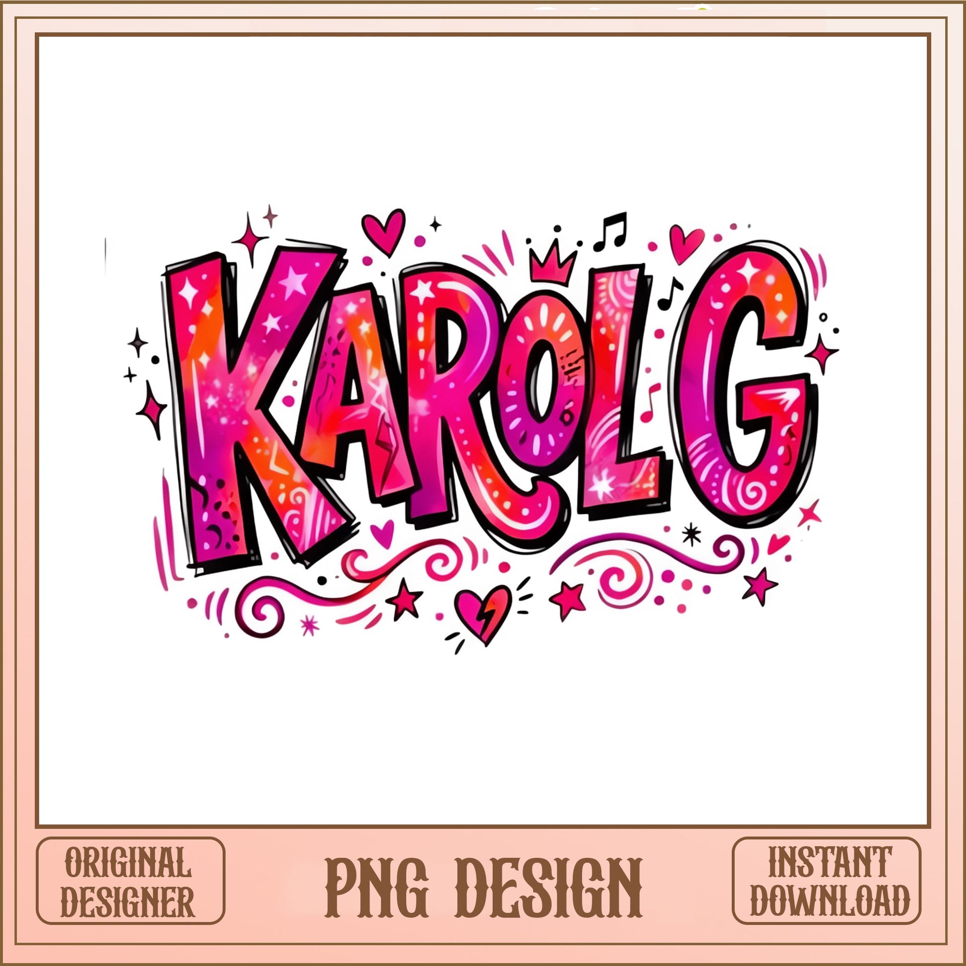 Karol G PNG Design, Latin Music Singer PNG, Concert Fan PNG