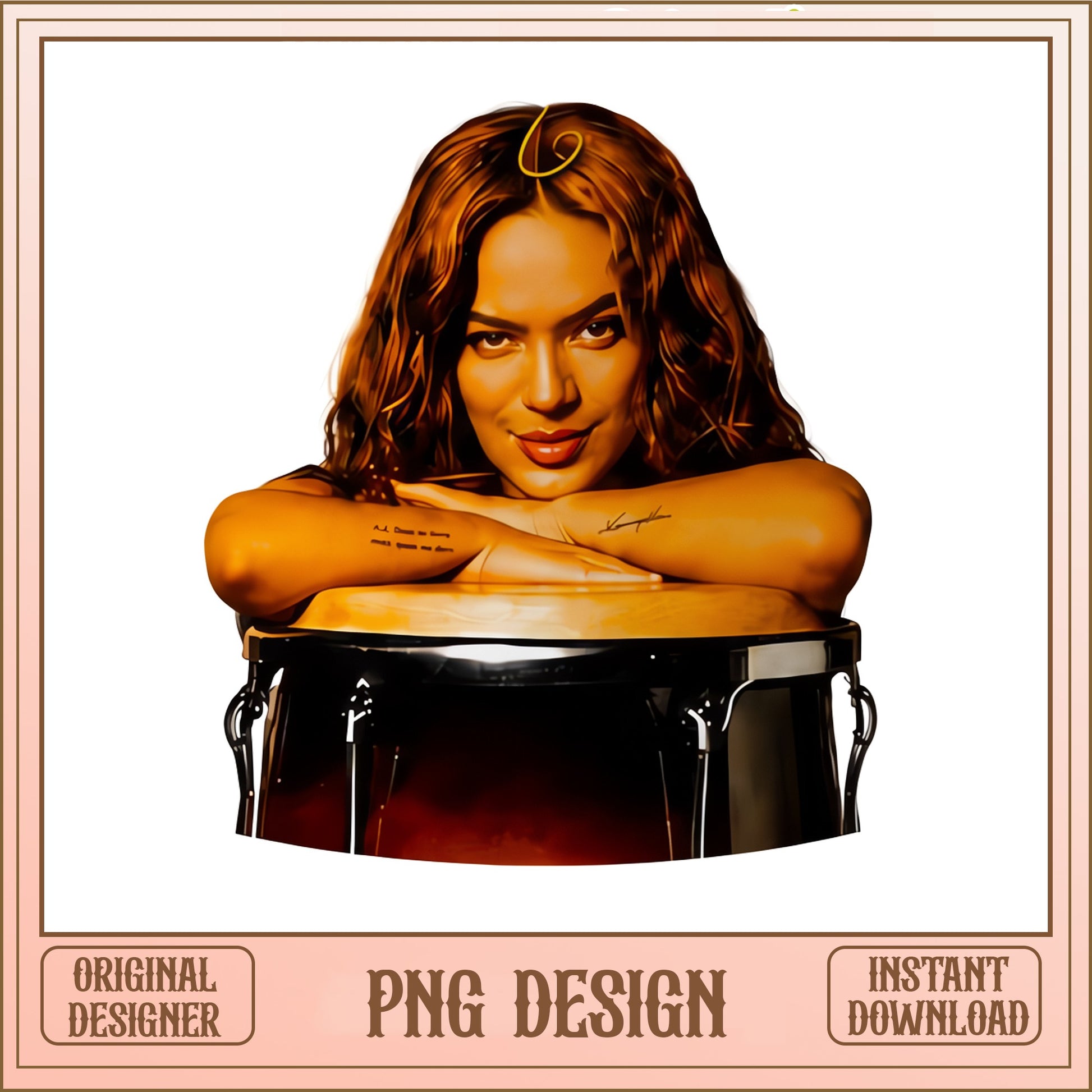 Karol G PNG, Latin Music Singer Clipart, Digital Download PNG