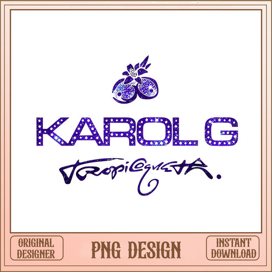 Karol G Tropicana PNG, Bichota Music Fan Shirt, Concert PNG