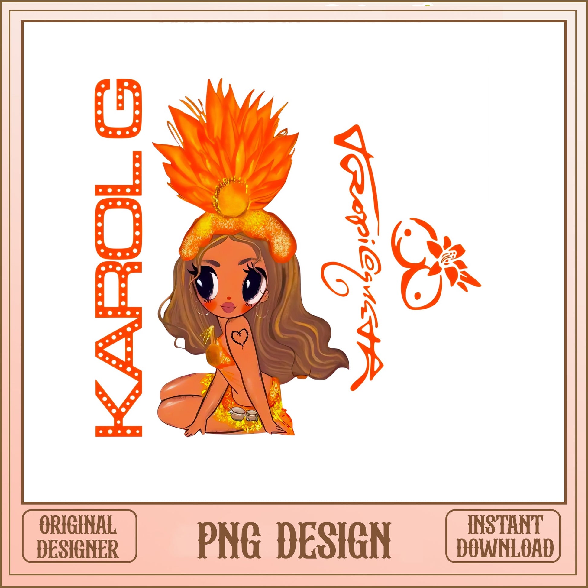 Karol G Tropicana PNG, Bichota Season PNG, Latin Music PNG