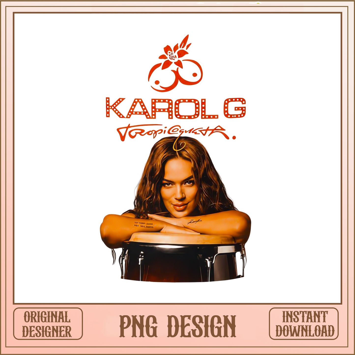 Karol G Tropicoqueta PNG, Latin Music Singer PNG, Concert Tour PNG
