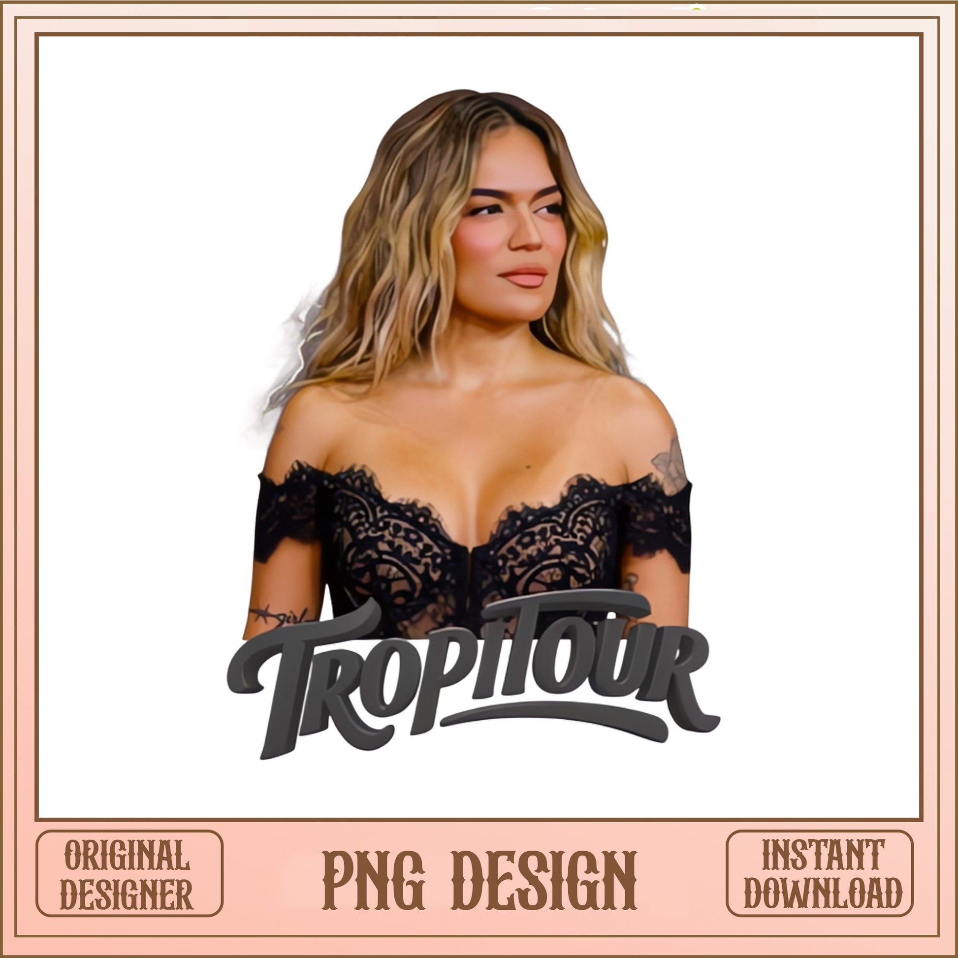 Karol G Tropitour PNG, Latin Music Concert PNG, Singer Fan PNG