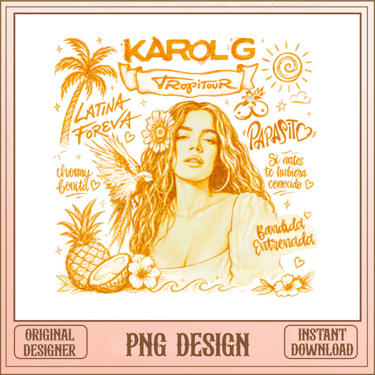 Karol G Tropitour PNG, Latina Foreva Concert PNG, Music PNG