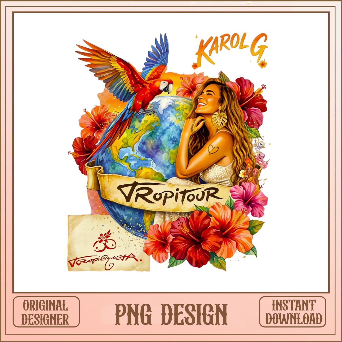 Karol G Tropitour PNG, Tropicana Concert PNG, Music Tour PNG
