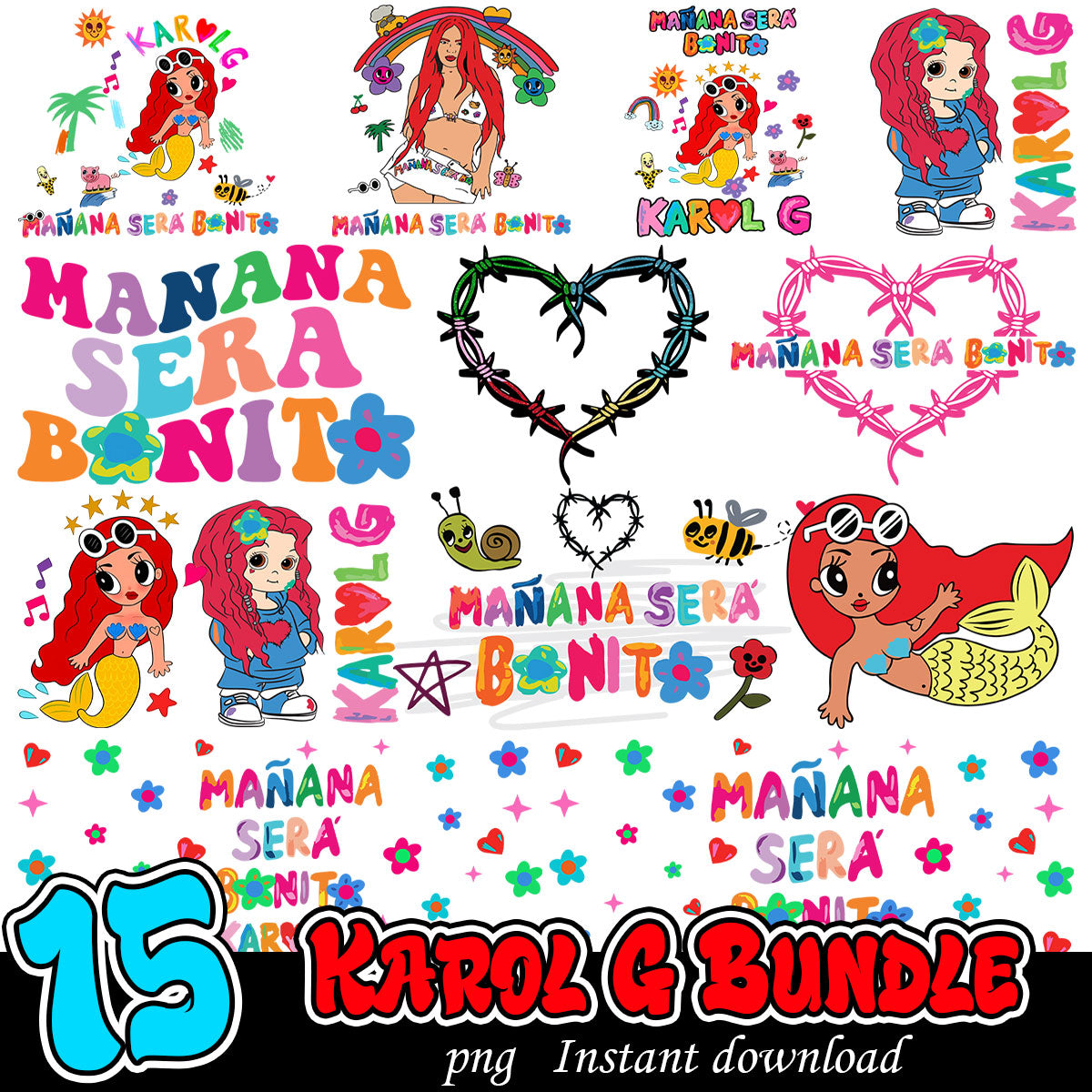 Karol G Bichota PNG Files, Karol G singer png bundle
