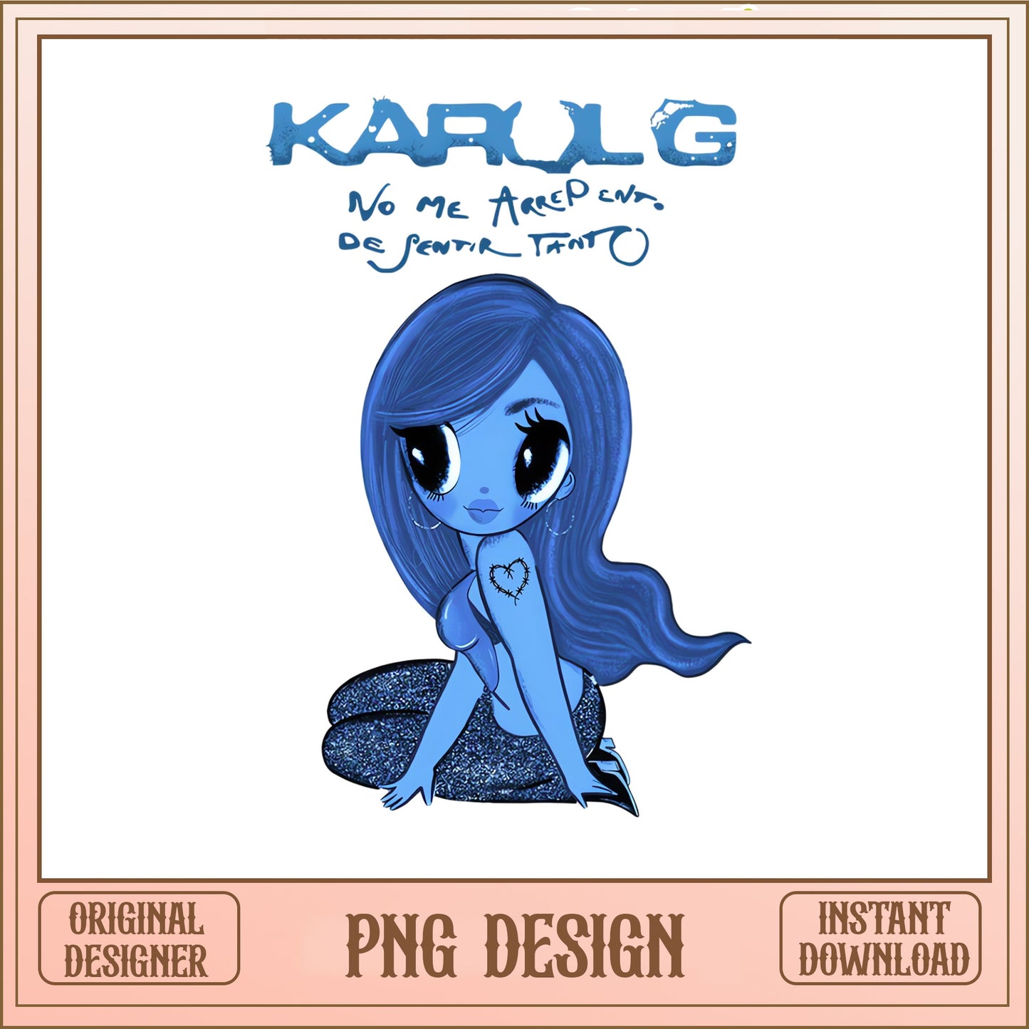 Karul G No Me Arrepiento Chibi PNG, Latin Music PNG, Singer PNG