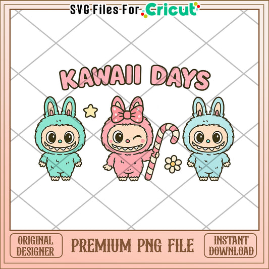 Kawaii days labubu png, labubu clothes​ png, labubu price​ png